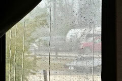 Rain on window 