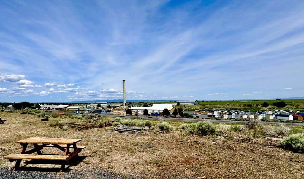 View from Bosch’s Big Bear Rv Park and Campground in Hines, OR.