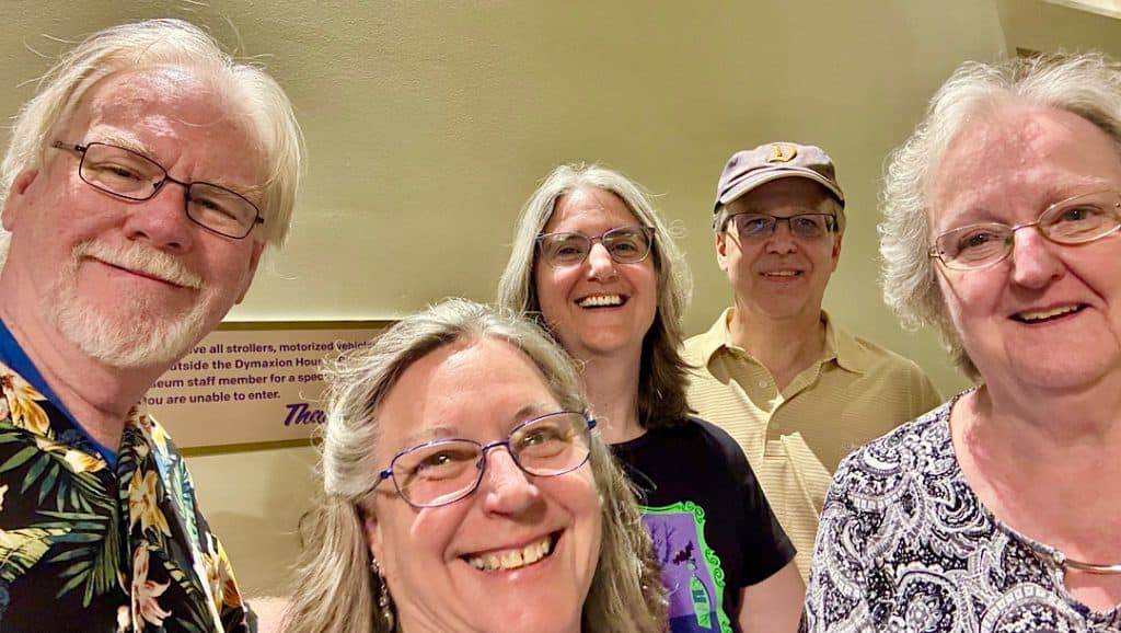 From left to right: Jeff, Cindy, Laura, Kirk and Royda at The Henry Ford Museum on August 22, 2025.