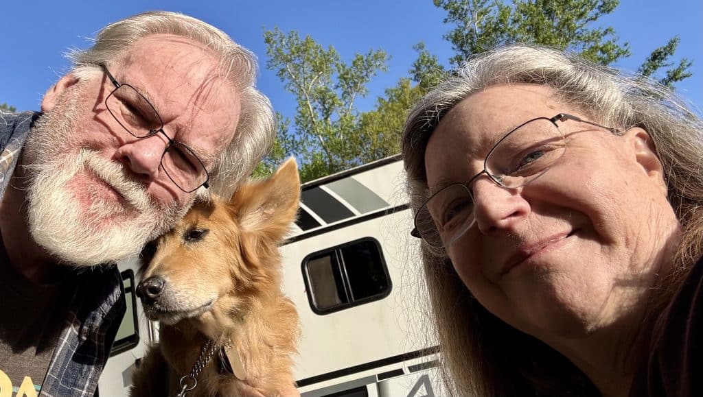 Bella’s last photo with us the morning of her passing March 30, 2026.