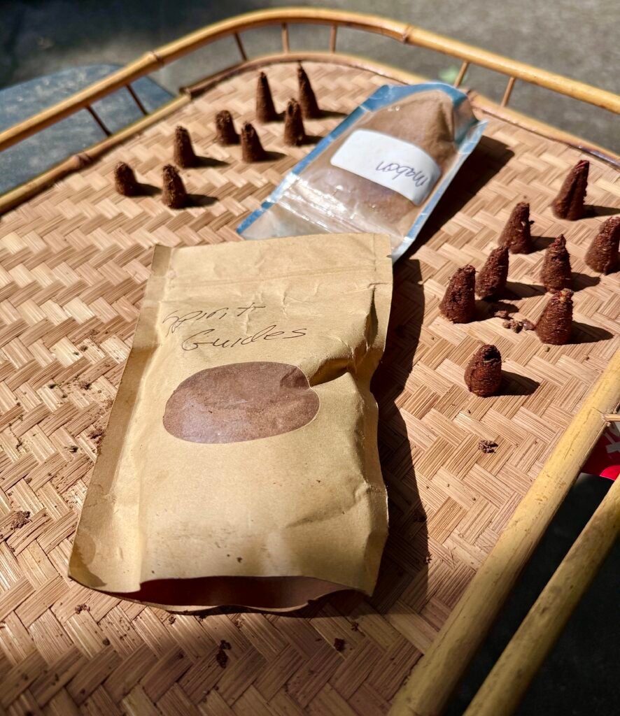Cindy’s handmade incense.